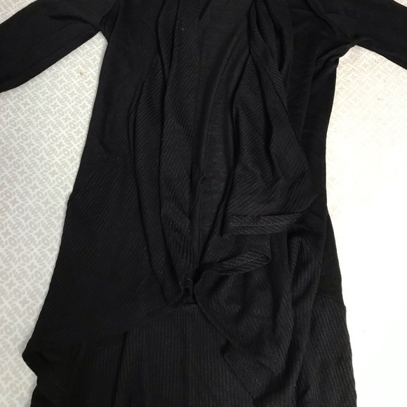 AMBIANCE LONG SLEEVE HI.LOW HEM CARDIGAN - Picture 7 of 9